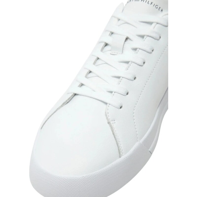Tommy Hilfiger - Ανδρικά Sneakers Th Court Lth Detail Ess FM0FM05367-0LD Λευκό