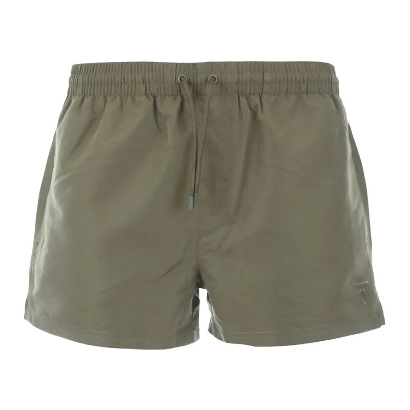 Guess Ανδρικό Μαγιό Βερμούδα Short Triangle Logo, Χρώμα: Olive Morning