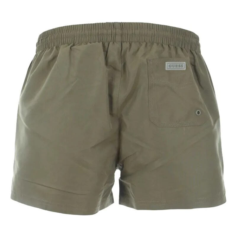 Guess Ανδρικό Μαγιό Βερμούδα Short Triangle Logo, Χρώμα: Olive Morning