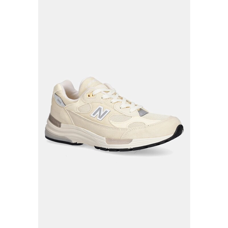 Παπούτσια New Balance Made in USA U992MC χρώμα: μπεζ, U992MC