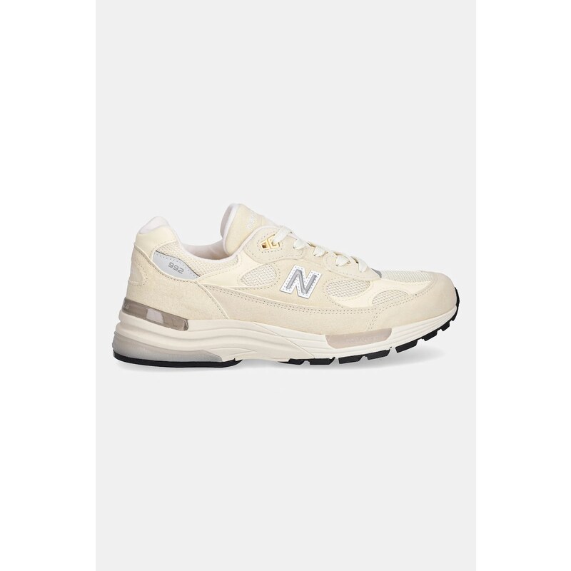 Παπούτσια New Balance Made in USA U992MC χρώμα: μπεζ, U992MC