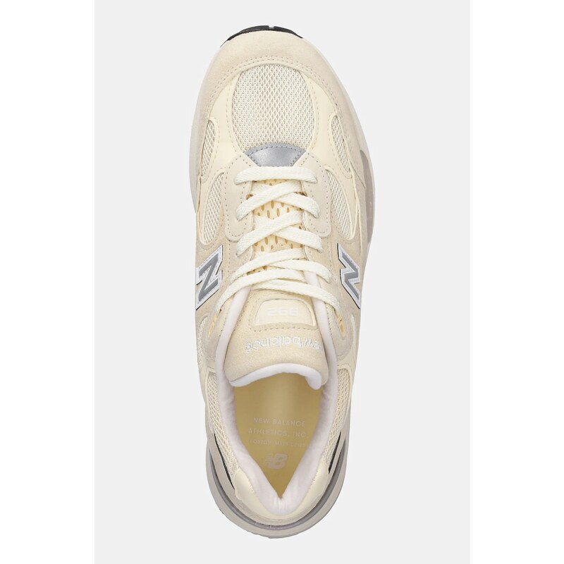 Παπούτσια New Balance Made in USA U992MC χρώμα: μπεζ, U992MC