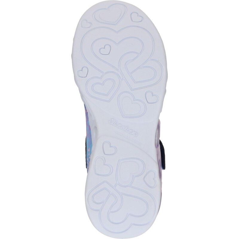 SKECHERS Σνίκερ 'Infinite Heart Lights' ναυτικό μπλε / μπλε ρουά / λιλά / ρόδινο