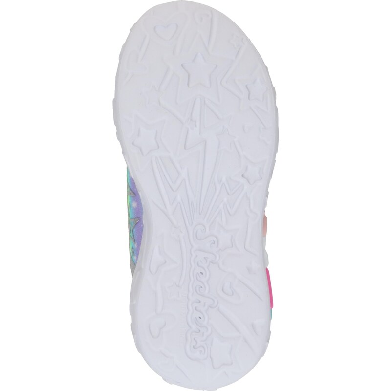 SKECHERS Σνίκερ 'UNICORN CHARMER-LIL STARLITE' κίτρινο / λεβάντα / ροζ / ασημί