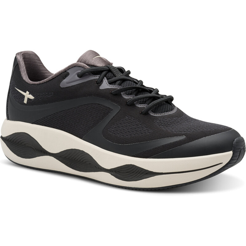 Tamaris Lage sneakers voor dames, zwart/brons, 42 EU, Black Bronce, 42 EU