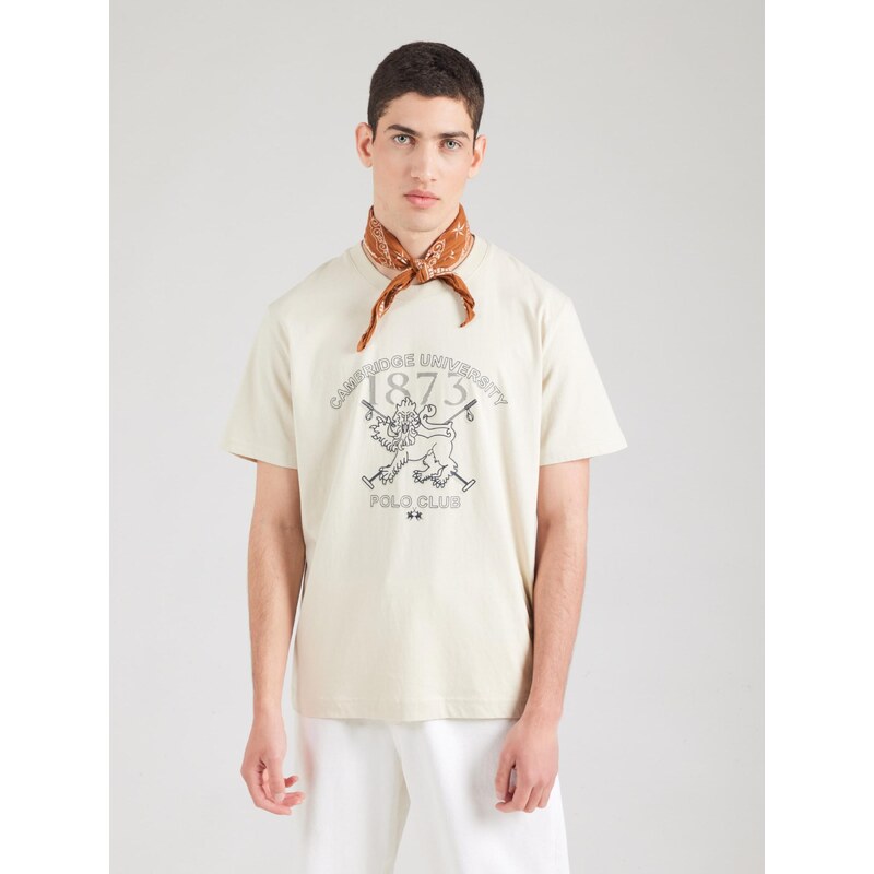 La Martina Μπλουζάκι σκούρο μπλε / λευκό