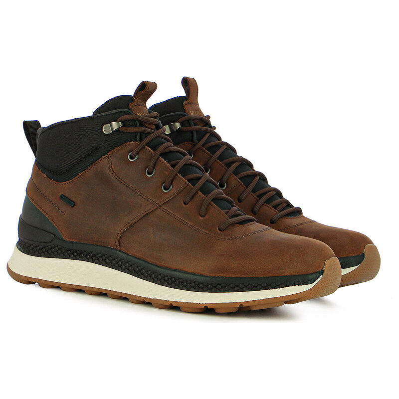 GEOX ΑΝΔΡΙΚΑ ANKLE BOOTS U SPHERICA ACTIF X2 B ABX C - U56HMC 04511 C6238 DK.BROWN/BLACK