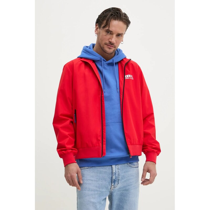 Μπουφάν Red Bull Racing x Pepe Jeans MARINA WINDBREAKER χρώμα: κόκκινο, RM400012