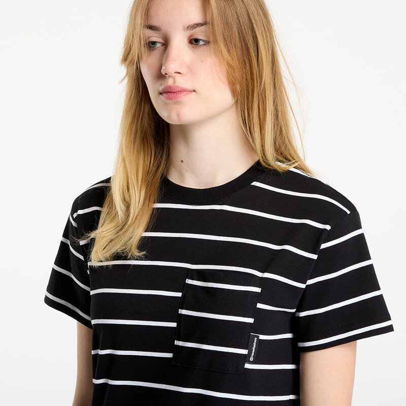 T-shirt Horsefeathers Pyper Top Black Stripes M