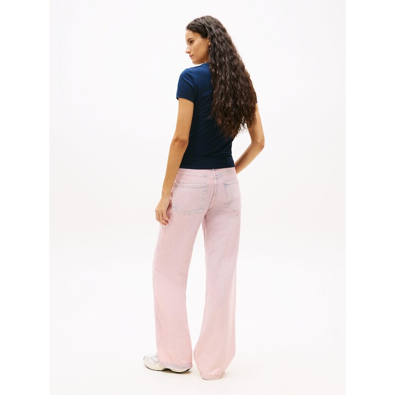 Tommy Jeans Μπλουζάκι ναυτικό μπλε / λευκό