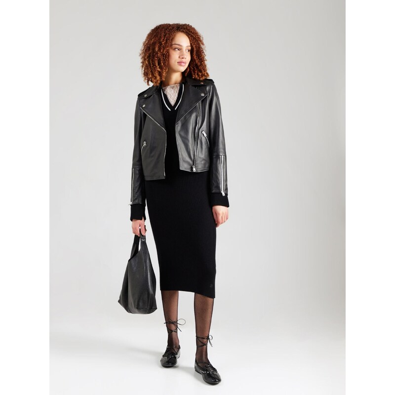 HUGO Πλεκτό φόρεμα 'Samury' μαύρο - GLAMI.gr