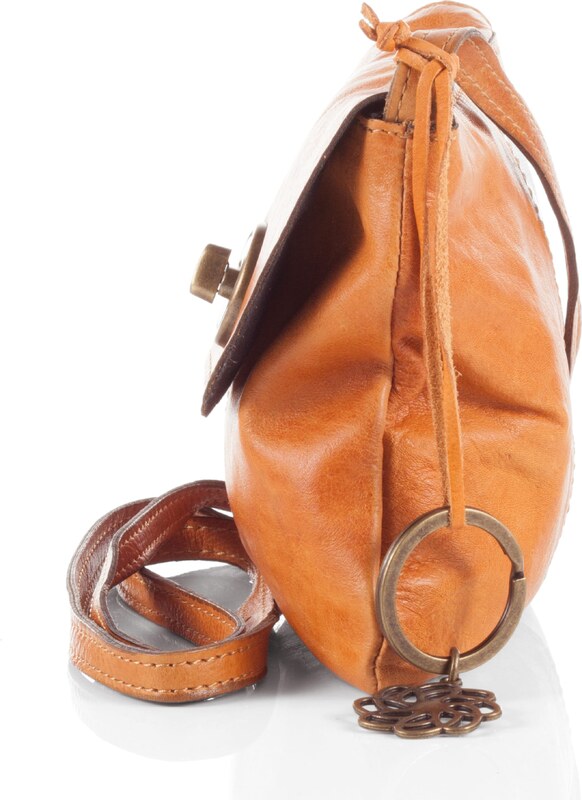 PIECES Τσάντα ώμου κονιάκ