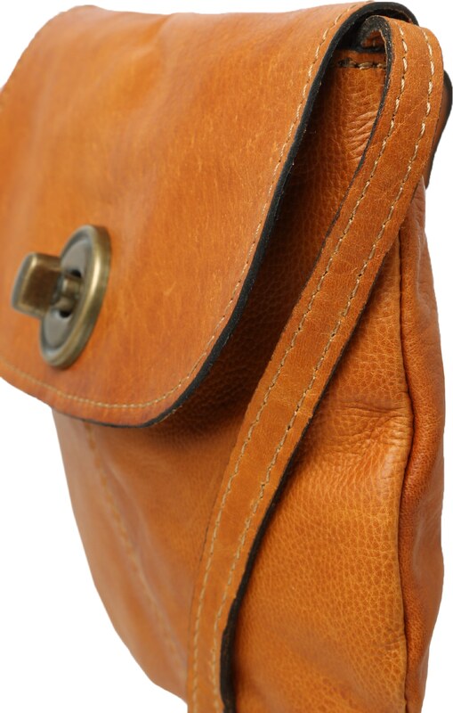 PIECES Τσάντα ώμου κονιάκ