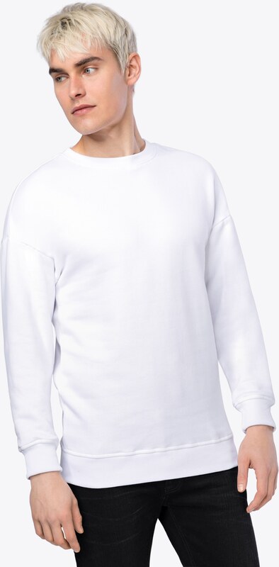 Urban Classics Μπλούζα φούτερ 'Crewneck' λευκό