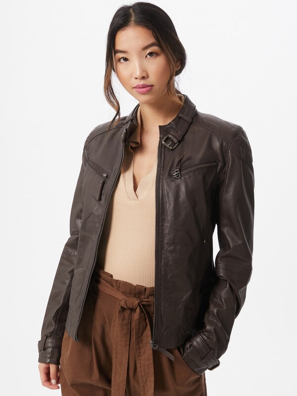 Maze Φθινοπωρινό και ανοιξιάτικο μπουφάν 'RYANA' σκούρο καφέ