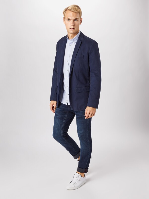 FYNCH-HATTON Πουκάμισο γαλάζιο / λευκό