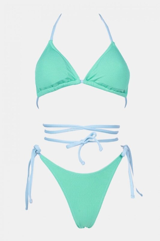 DeCoro Μαγιό Μπικίνι Τριγωνάκι Ριπ - ΒΕΡΑΜΑΝ