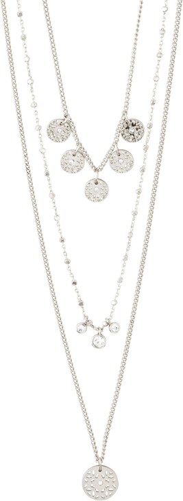 Pilgrim Αλυσίδα 'Carol' ασημί / διαφανές