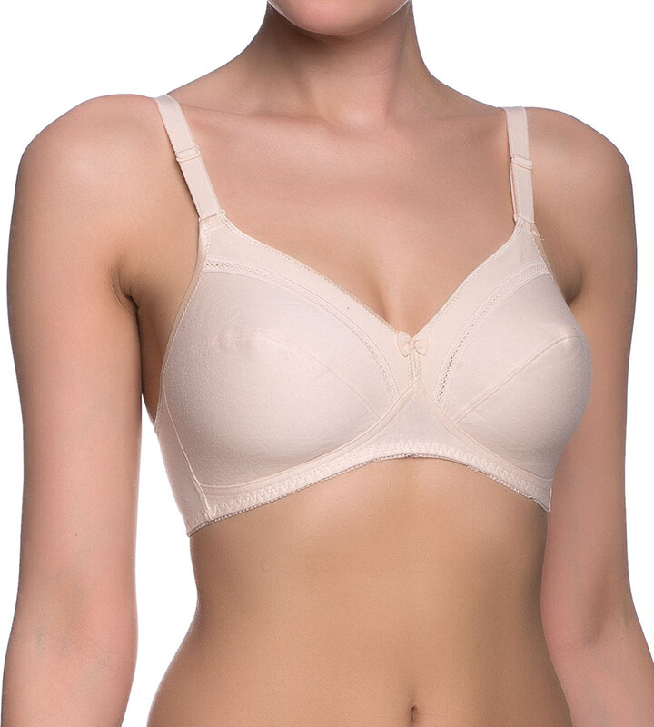 Triumph γυναικείο σουτιέν μπεζ cotton classic stretch n 10003320-00kf