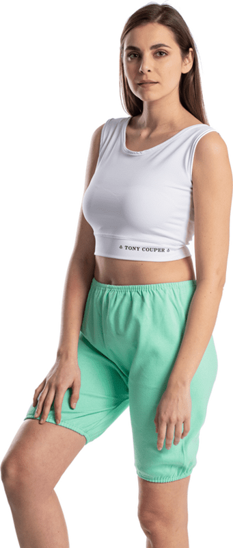 KOUSSIS-KROKIS Κοντό παντελονάκι πυτζάμας, ψηλόμεσο σορτσάκι Πράσινο