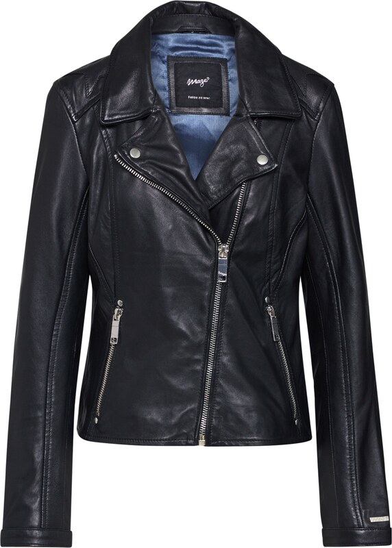 Maze Φθινοπωρινό και ανοιξιάτικο μπουφάν 'Indiana' μαύρο