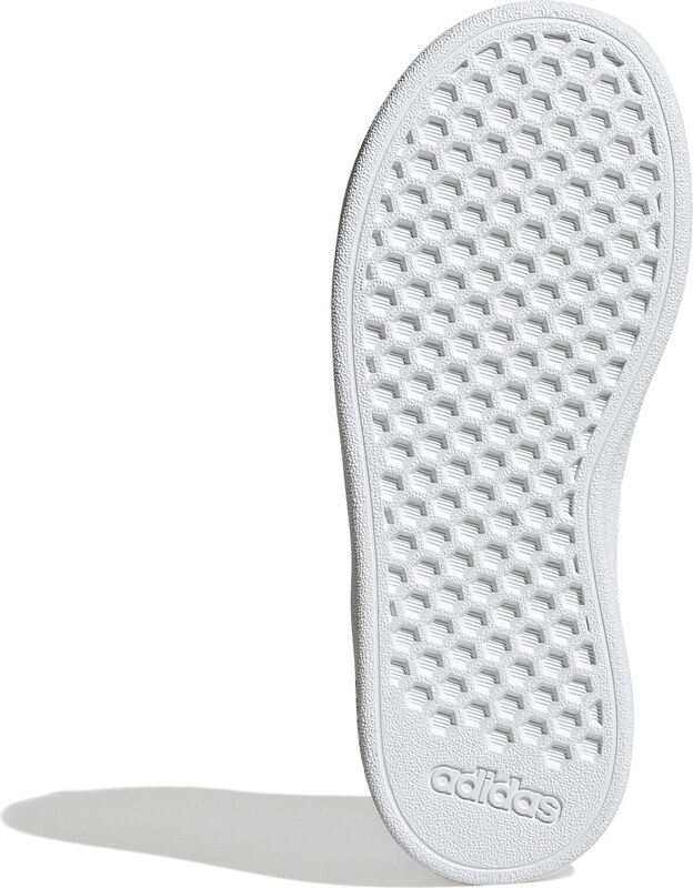 adidas kids grand court lifestyle tennis lace-up shoes (GW65 - BLACK/BLACK