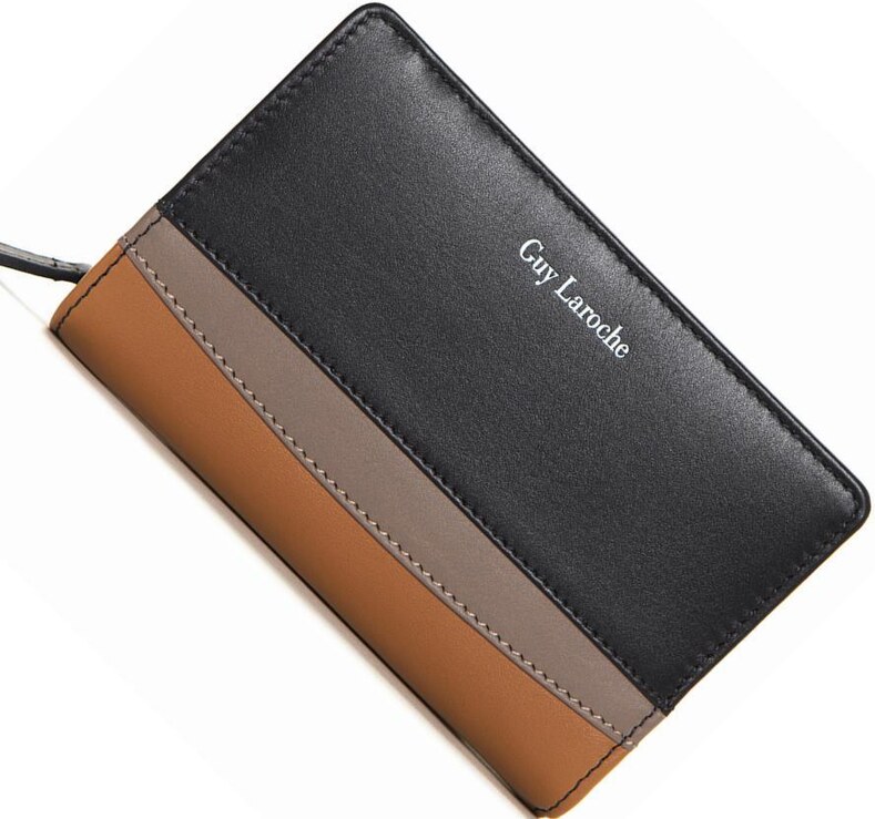 Guy Laroche δερμάτινο γυναικείο Πορτοφόλι 23313-Μπλε