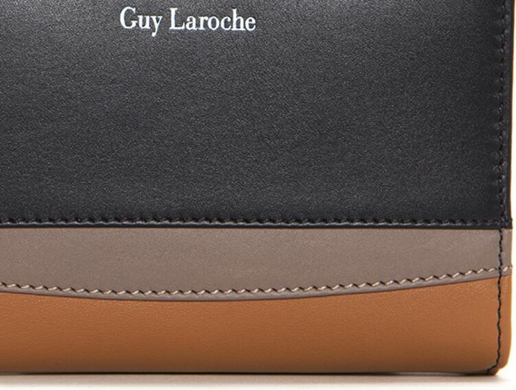 Guy Laroche δερμάτινο γυναικείο Πορτοφόλι 23313-Μπλε