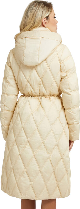 GUESS 'LUCILLE' ΜΑΚΡΥ PUFFER ΜΠΟΥΦΑΝ ΓΥΝΑΙΚEIO W2BL57WEX20-G1M5