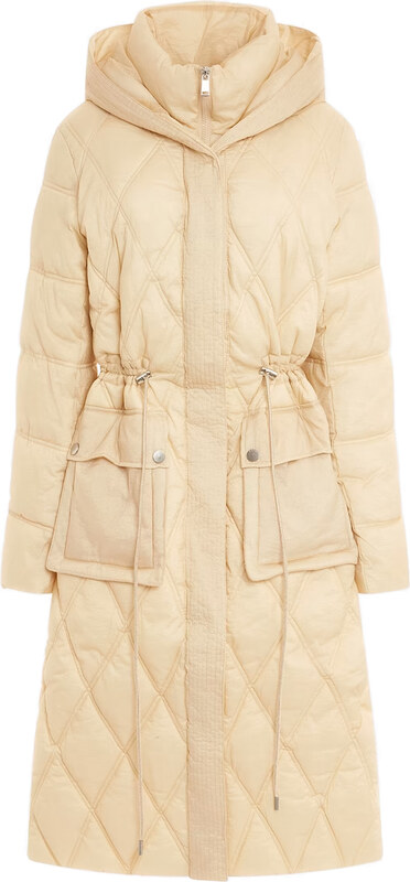 GUESS 'LUCILLE' ΜΑΚΡΥ PUFFER ΜΠΟΥΦΑΝ ΓΥΝΑΙΚEIO W2BL57WEX20-G1M5