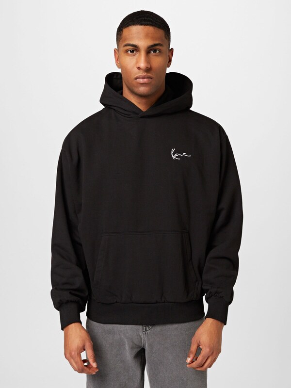 Karl Kani Μπλούζα φούτερ μαύρο / λευκό