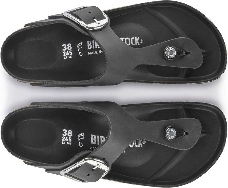 Birkenstock Gizeh Big Buckle Narrow Fit Γυναίκες - Σανδάλια Birkenstock - Μαύρο - 1023337-2.5