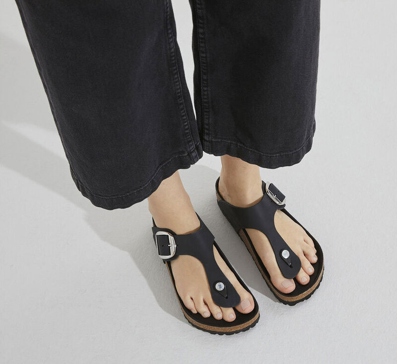 Birkenstock Gizeh Big Buckle Narrow Fit Γυναίκες - Σανδάλια Birkenstock - Μαύρο - 1023337-2.5