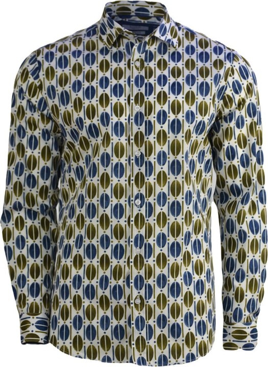 Ανδρικό Πουκάμισο Slim Fit Boston 200-3-1 Floral Πολύχρωμο