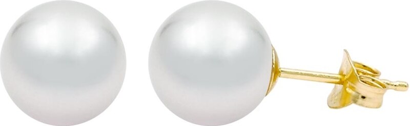 TBS Creations Σκουλαρίκια με μαργαριτάρια Akoya θαλάσσης Ιαπωνίας από χρυσό 14 καρατίων BSE111109