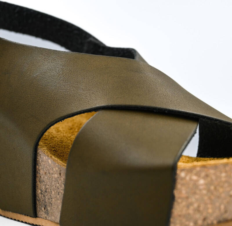 Γυναικεία ανατομική πλατφόρμα Emanuele 0723 λαδί