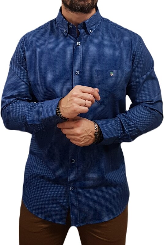 Visconti - 2765-9 - Blue - Regular Fit - Πουκάμισο