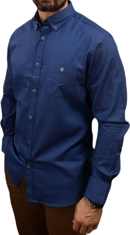 Visconti - 2765-9 - Blue - Regular Fit - Πουκάμισο