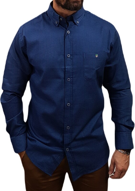 Visconti - 2765-9 - Blue - Regular Fit - Πουκάμισο