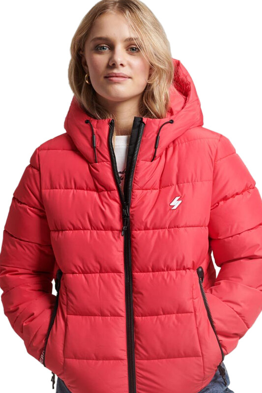 SUPERDRY HOODED SPIRIT SPORTS PUFFER ΜΠΟΥΦΑΝ ΓΥΝΑΙΚEIO W5011630A-WQ9