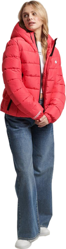 SUPERDRY HOODED SPIRIT SPORTS PUFFER ΜΠΟΥΦΑΝ ΓΥΝΑΙΚEIO W5011630A-WQ9