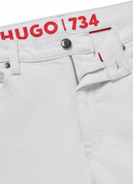 jeans λευκό HUGO 734 50509096 WHITE