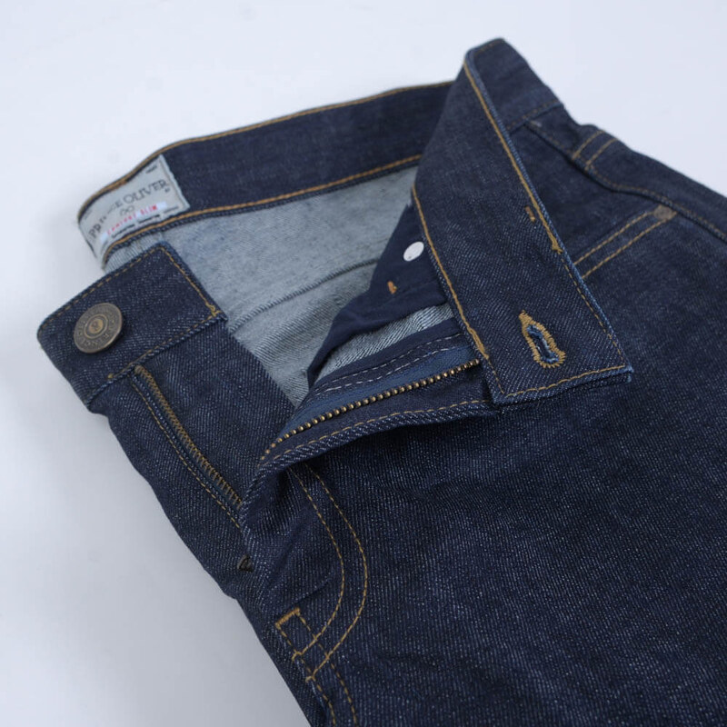 Prince Oliver Signature Jean Μπλε Σκούρο All Season Comfort Slim