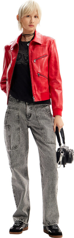 DESIGUAL 'KENT' RETRO BIKER JACKET ΓΥΝΑΙΚΕΙΟ 24SWEW25-3036