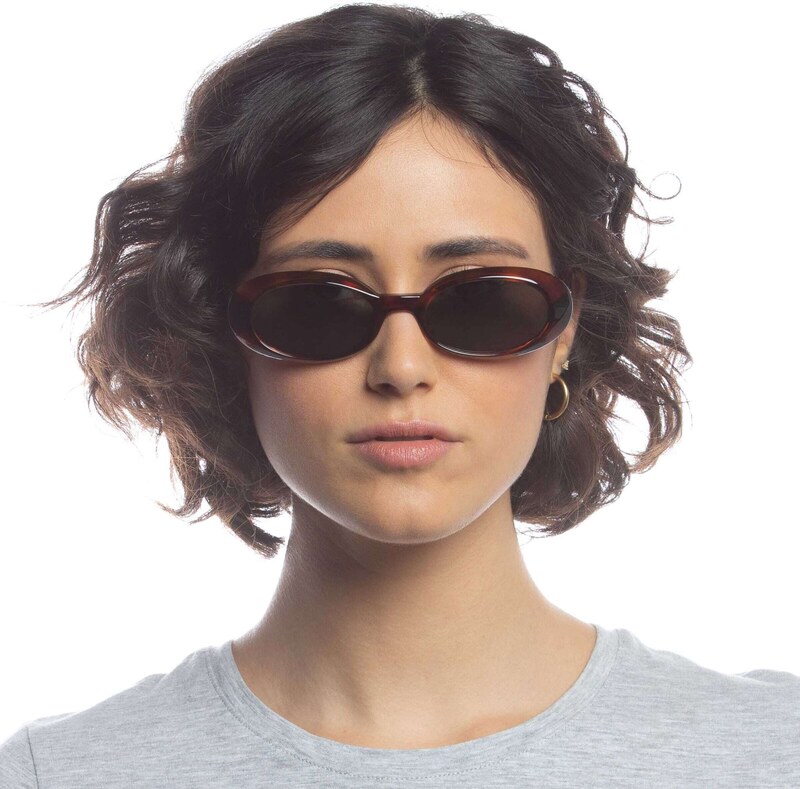 LE SPECS Γυαλιά ηλίου 'Work It' καφέ κάστανου / σοκολατί / μαύρο