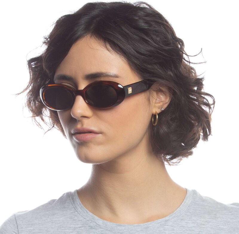 LE SPECS Γυαλιά ηλίου 'Work It' καφέ κάστανου / σοκολατί / μαύρο