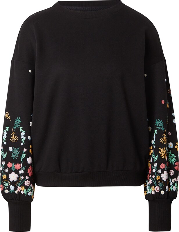 ONLY Μπλούζα φούτερ 'ONLBrooke' ανοικτό πράσινο / ροζέ / μαύρο / λευκό