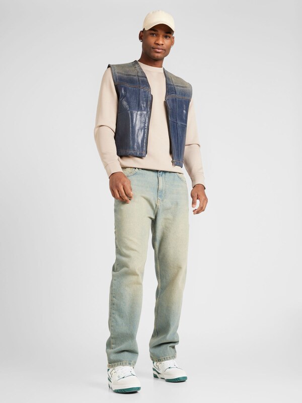 SELECTED Μπλούζα φούτερ 'MANUEL' γκριζομπέζ