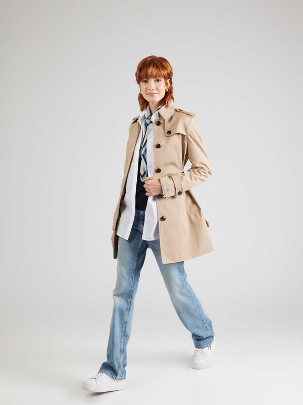 TOMMY HILFIGER Ανοιξιάτικο και φθινοπωρινό παλτό 'Heritage' μπεζ