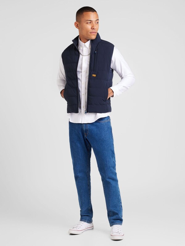 G-STAR Γιλέκο 'Foundation' σκούρο μπλε